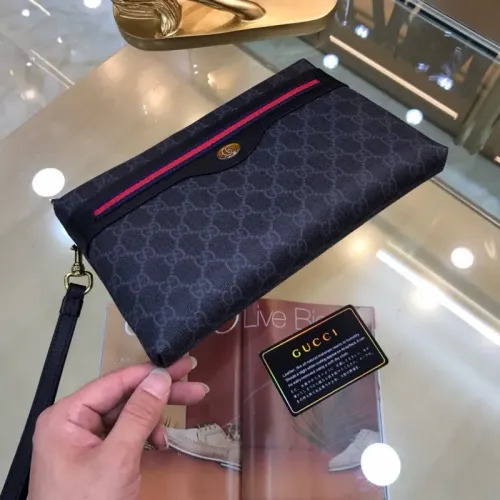 Replica Gucci AAA Man Pouches #1425833 $60.00 USD for Wholesale