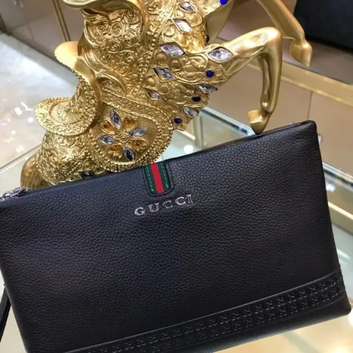 Replica Gucci AAA Man Pouches #1425841 $64.00 USD for Wholesale