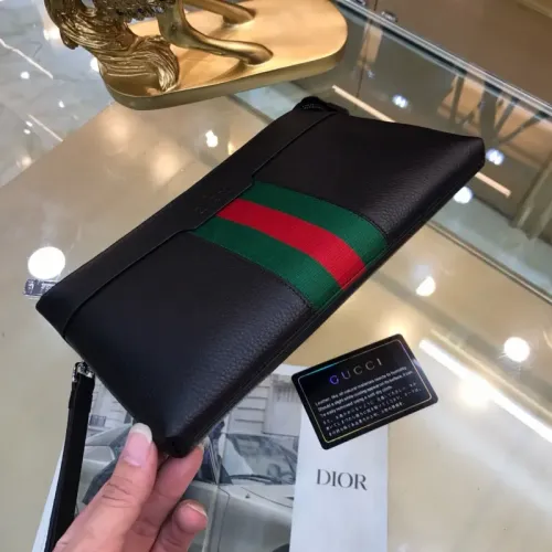 Replica Gucci AAA Man Pouches #1425843 $64.00 USD for Wholesale