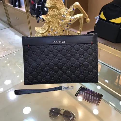 Cheap Gucci AAA Man Pouches #1425851, $$64.00 USD On Gucci AAA Man Wallets