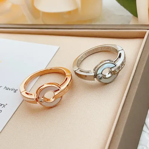 Replica Bvlgari Rings In Rose Gold For Women #1425881 $29.00 USD for Wholesale