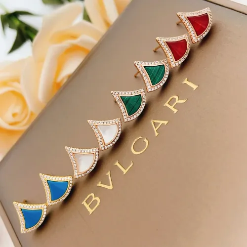 Replica Bvlgari Earrings For Women #1425887 $32.00 USD for Wholesale
