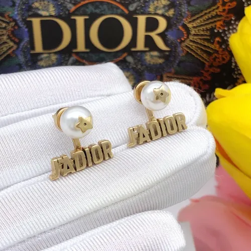 Replica Christian Dior Earrings For Women #1425998 $25.00 USD for Wholesale