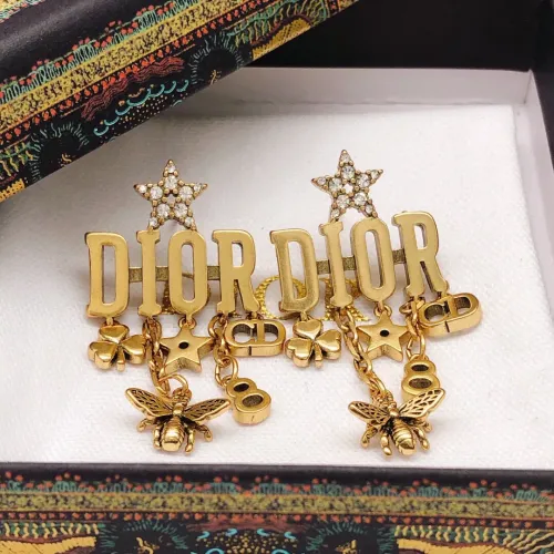 Replica Christian Dior Earrings For Women #1426002 $25.00 USD for Wholesale