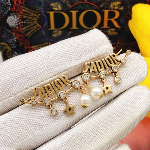 Replica Christian Dior Earrings For Women #1426006 $25.00 USD for Wholesale