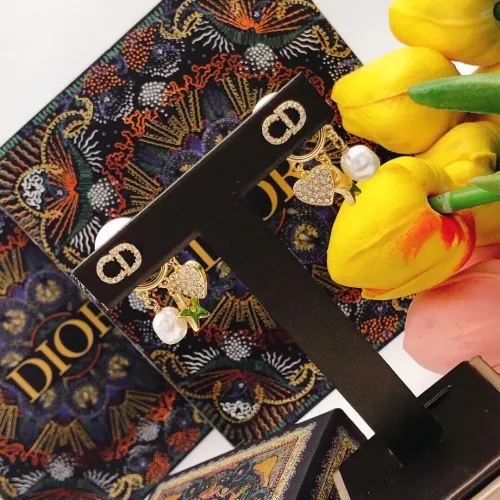 Replica Christian Dior Earrings For Women #1426039 $25.00 USD for Wholesale