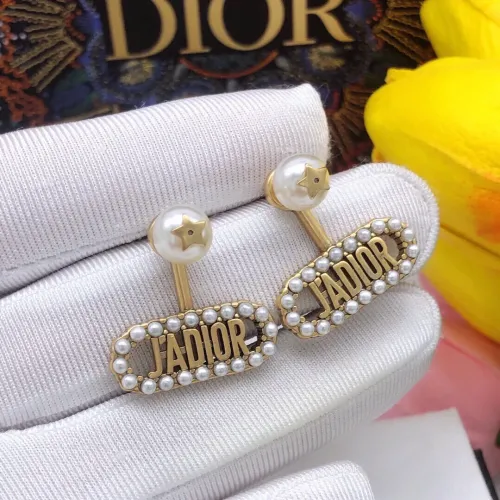 Replica Christian Dior Earrings For Women #1426040 $25.00 USD for Wholesale