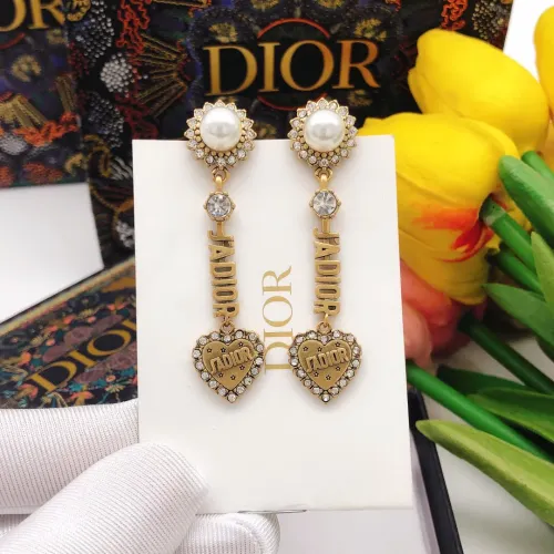 Replica Christian Dior Earrings For Women #1426059 $25.00 USD for Wholesale