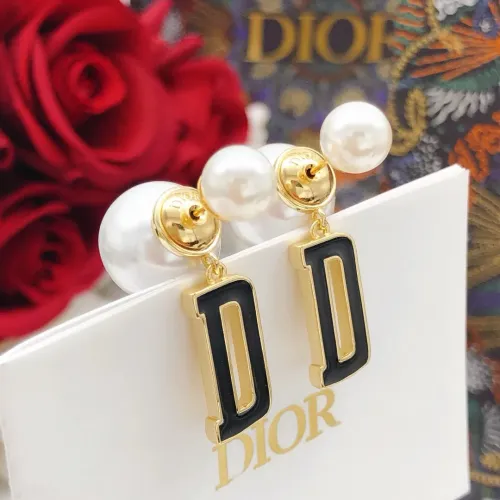 Replica Christian Dior Earrings For Women #1426095 $25.00 USD for Wholesale