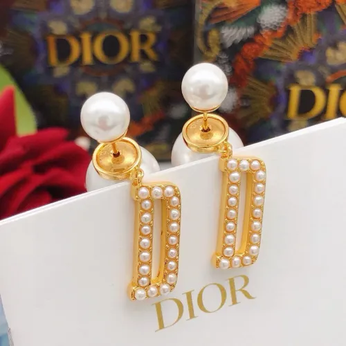 Replica Christian Dior Earrings For Women #1426096 $25.00 USD for Wholesale
