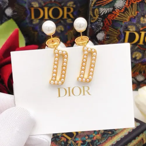 Replica Christian Dior Earrings For Women #1426096 $25.00 USD for Wholesale