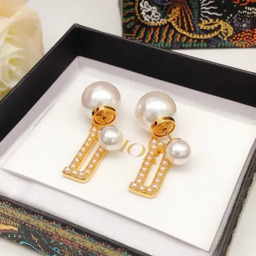 Replica Christian Dior Earrings For Women #1426096 $25.00 USD for Wholesale