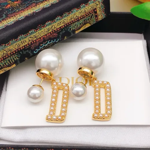 Replica Christian Dior Earrings For Women #1426096 $25.00 USD for Wholesale