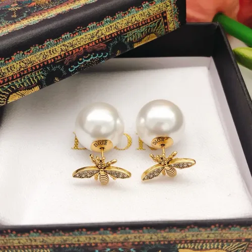 Replica Christian Dior Earrings For Women #1426113 $25.00 USD for Wholesale