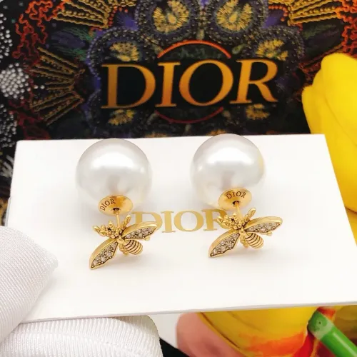Replica Christian Dior Earrings For Women #1426113 $25.00 USD for Wholesale