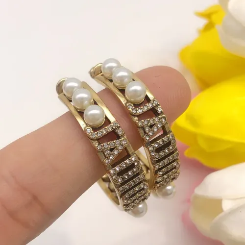 Replica Christian Dior Earrings For Women #1426118 $25.00 USD for Wholesale