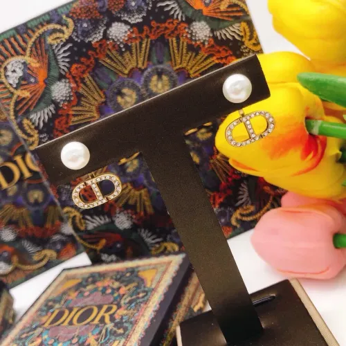 Replica Christian Dior Earrings For Women #1426146 $25.00 USD for Wholesale