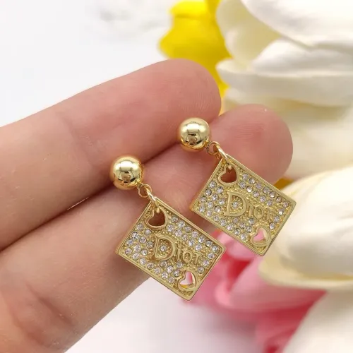 Replica Christian Dior Earrings For Women #1426148 $25.00 USD for Wholesale