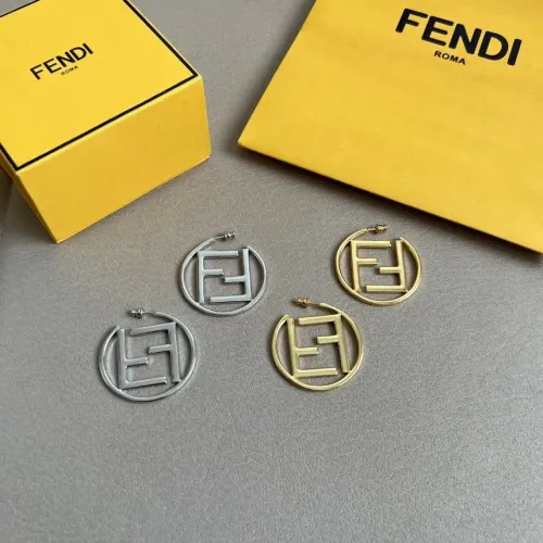 Replica Fendi Earrings For Women #1426241 $39.00 USD for Wholesale