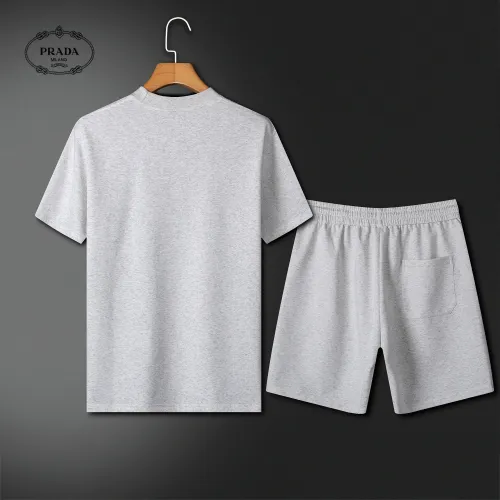 Replica Prada Tracksuits Short Sleeved For Men #1426539 $64.00 USD for Wholesale