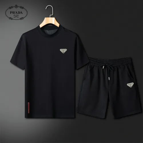 Cheap Prada Tracksuits Short Sleeved For Men #1426580, $$64.00 USD On Prada Tracksuits