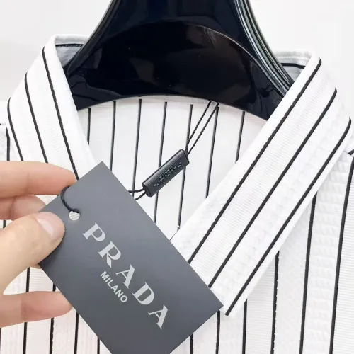 Replica Prada Shirts Short Sleeved For Men #1426775 $52.00 USD for Wholesale