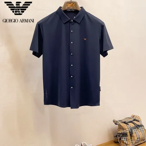 Cheap Armani Shirts Short Sleeved For Men #1426895, $$52.00 USD On Armani Shirts