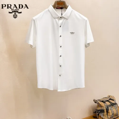 Cheap Prada Shirts Short Sleeved For Men #1426909, $$52.00 USD On Prada Shirts