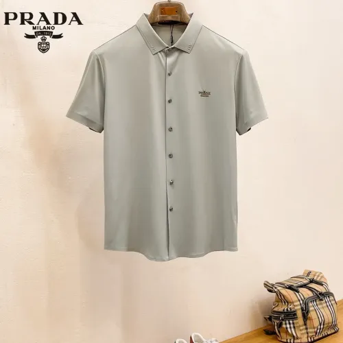 Cheap Prada Shirts Short Sleeved For Men #1426911, $$52.00 USD On Prada Shirts