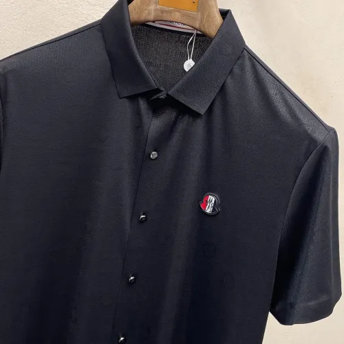 Replica Moncler Shirts Short Sleeved For Men #1426931 $52.00 USD for Wholesale