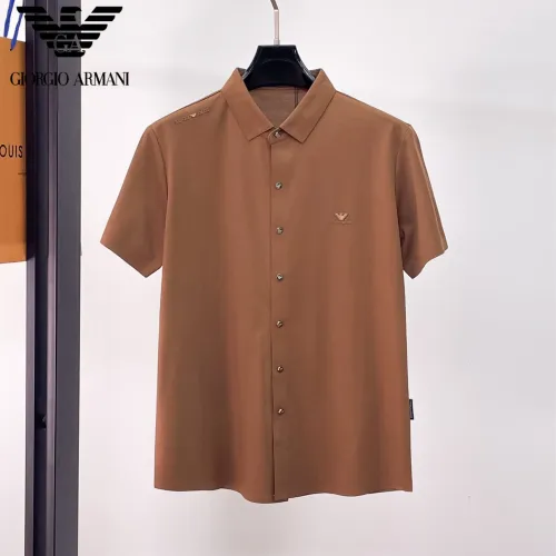 Cheap Armani Shirts Short Sleeved For Men #1426935, $$52.00 USD On Armani Shirts