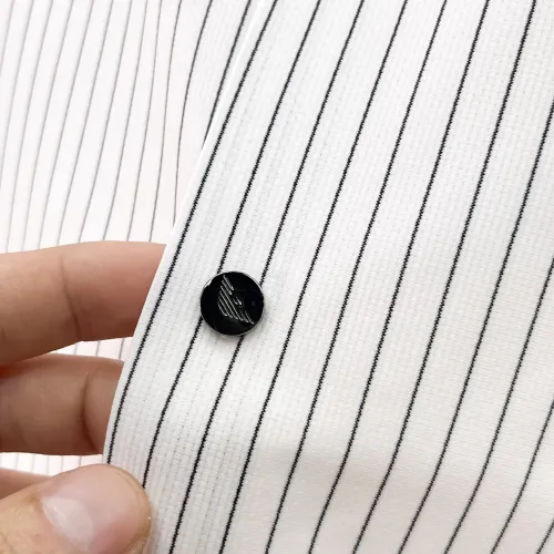 Replica Armani Shirts Short Sleeved For Men #1426945 $52.00 USD for Wholesale