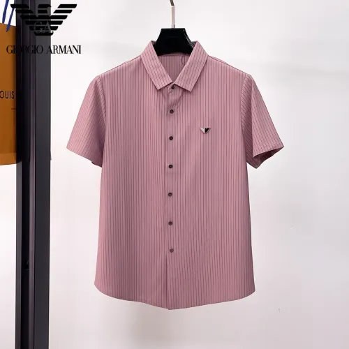 Cheap Armani Shirts Short Sleeved For Men #1426947, $$52.00 USD On Armani Shirts