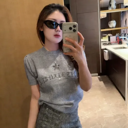 Replica Christian Dior T-Shirts Short Sleeved For Women #1426965 $82.00 USD for Wholesale