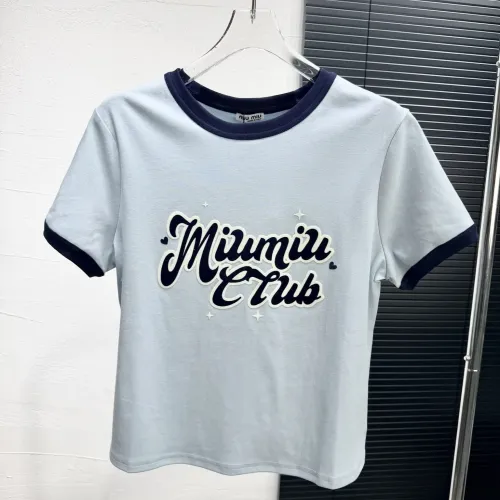 Cheap MIU MIU T-Shirts Short Sleeved For Women #1426967, $$64.00 USD On MIU MIU T-Shirts