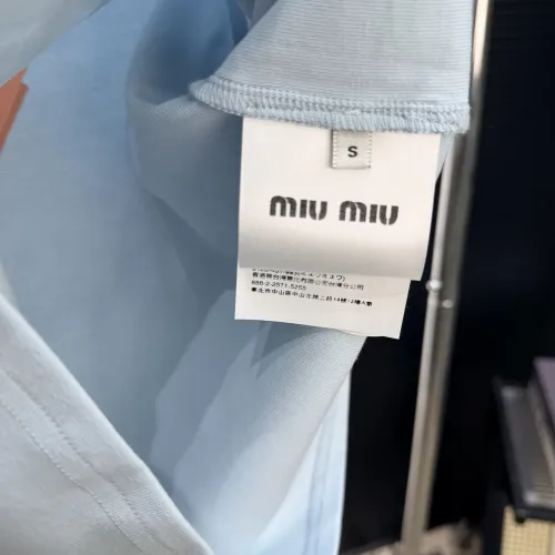 Replica MIU MIU T-Shirts Short Sleeved For Women #1426967 $64.00 USD for Wholesale