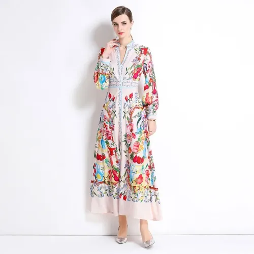 Replica Dolce & Gabbana Dresses Long Sleeved For Women #1426985 $68.00 USD for Wholesale