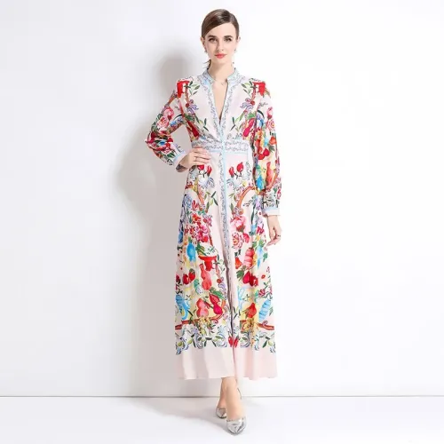 Replica Dolce & Gabbana Dresses Long Sleeved For Women #1426985 $68.00 USD for Wholesale