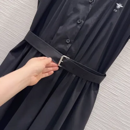 Replica Christian Dior Dresses Sleeveless For Women #1427091 $130.00 USD for Wholesale
