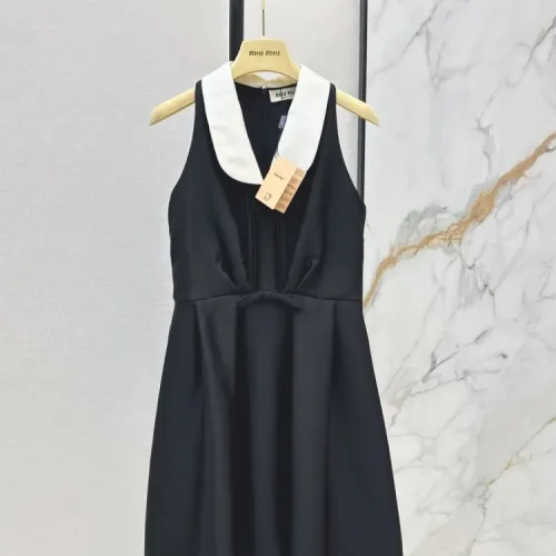 Cheap MIU MIU Dresses Sleeveless For Women #1427092, $$128.00 USD On MIU MIU Dresses