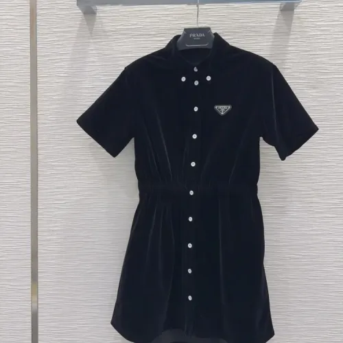 Cheap Prada Dresses Short Sleeved For Women #1427098, $$122.00 USD On Prada Dresses