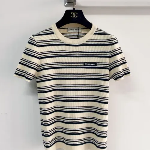 Cheap MIU MIU T-Shirts Short Sleeved For Women #1427125, $$96.00 USD On MIU MIU T-Shirts