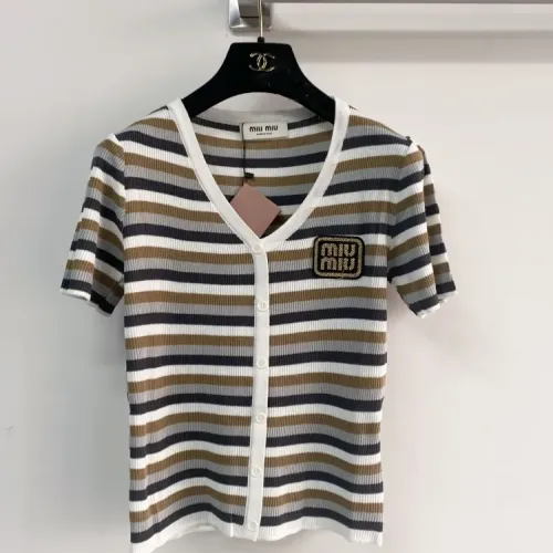 Cheap MIU MIU T-Shirts Short Sleeved For Women #1427131, $$98.00 USD On MIU MIU T-Shirts