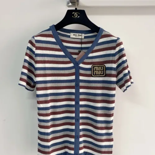 Cheap MIU MIU T-Shirts Short Sleeved For Women #1427132, $$98.00 USD On MIU MIU T-Shirts