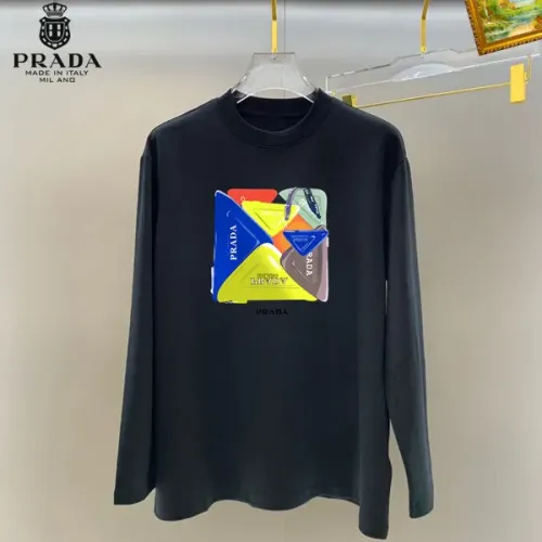 Cheap Prada T-Shirts Long Sleeved For Unisex #1427164, $$34.00 USD On Prada T-Shirts