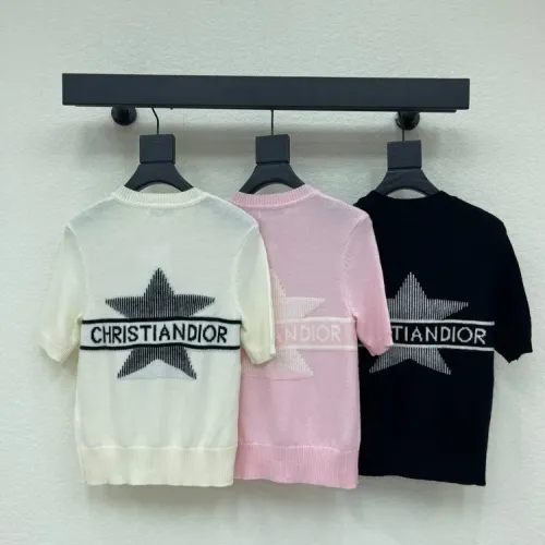 Replica Christian Dior T-Shirts Short Sleeved For Women #1427167 $76.00 USD for Wholesale