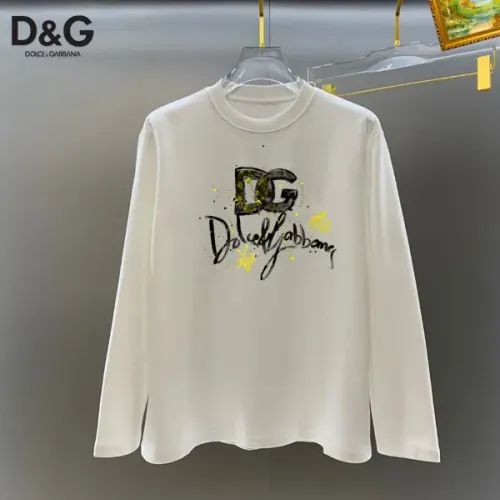 Cheap Dolce &amp; Gabbana D&amp;G T-Shirts Long Sleeved For Unisex #1427191, $$34.00 USD On Dolce &amp; Gabbana D&amp;G T-Shirts