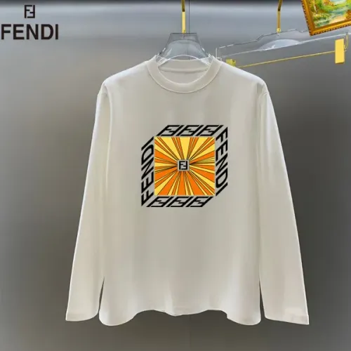 Cheap Fendi T-Shirts Long Sleeved For Unisex #1427197, $$34.00 USD On Fendi T-Shirts