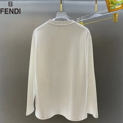 Replica Fendi T-Shirts Long Sleeved For Unisex #1427197 $34.00 USD for Wholesale