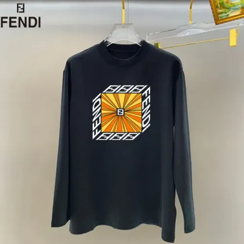 Cheap Fendi T-Shirts Long Sleeved For Unisex #1427198, $$34.00 USD On Fendi T-Shirts